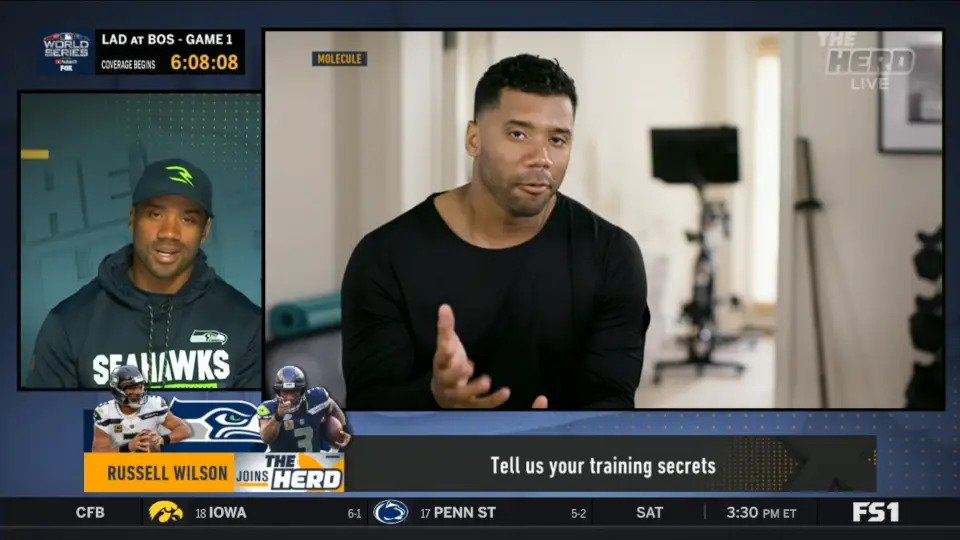 Russell Wilson talks about Molecule on The Herd with Colin Cowherd