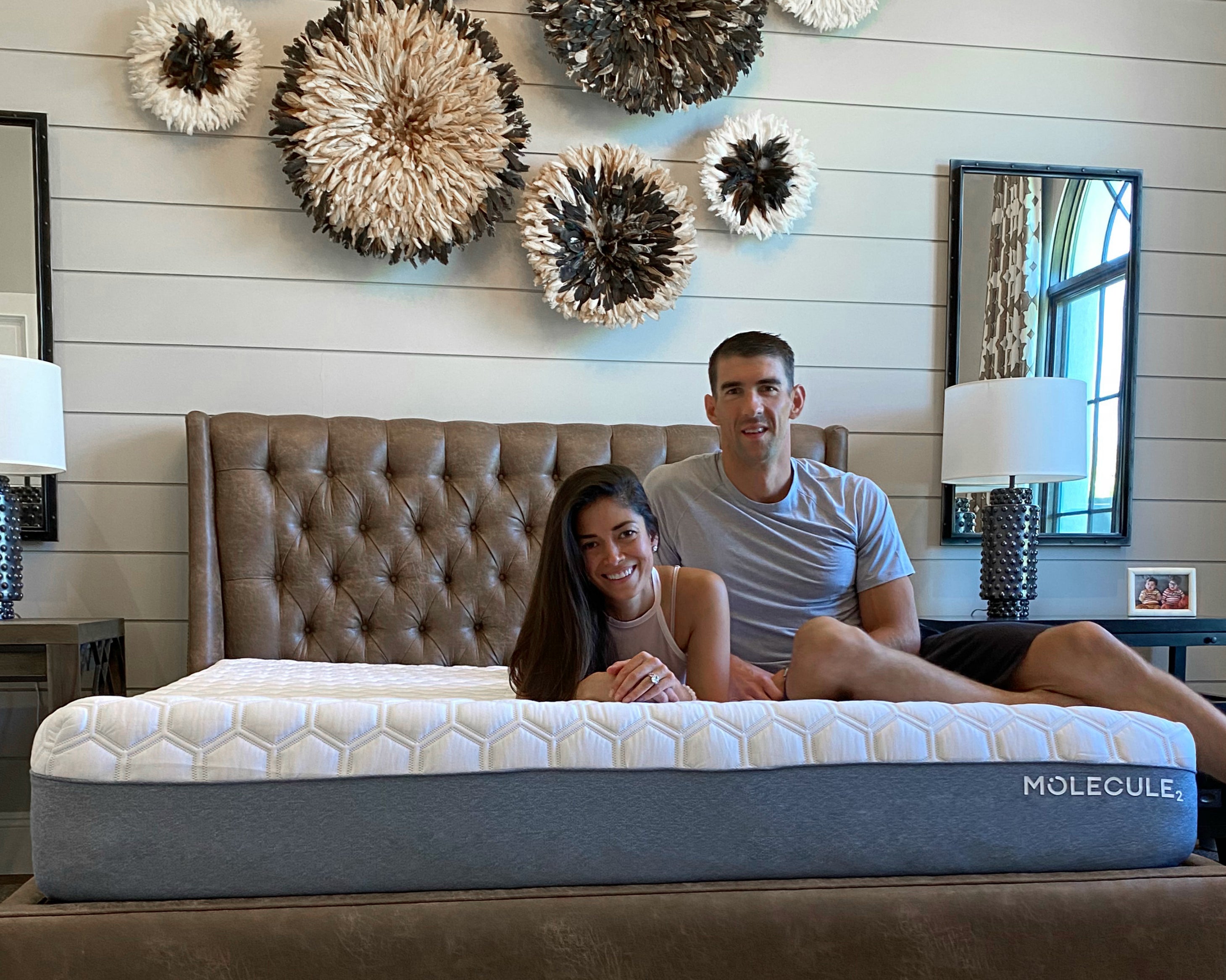 MICHAEL AND NICOLE PHELPS SCORE BETTER SLEEP WITH MOLECULE
