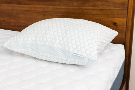 Molecule Infinity PRO Foam Pillow on a mattress