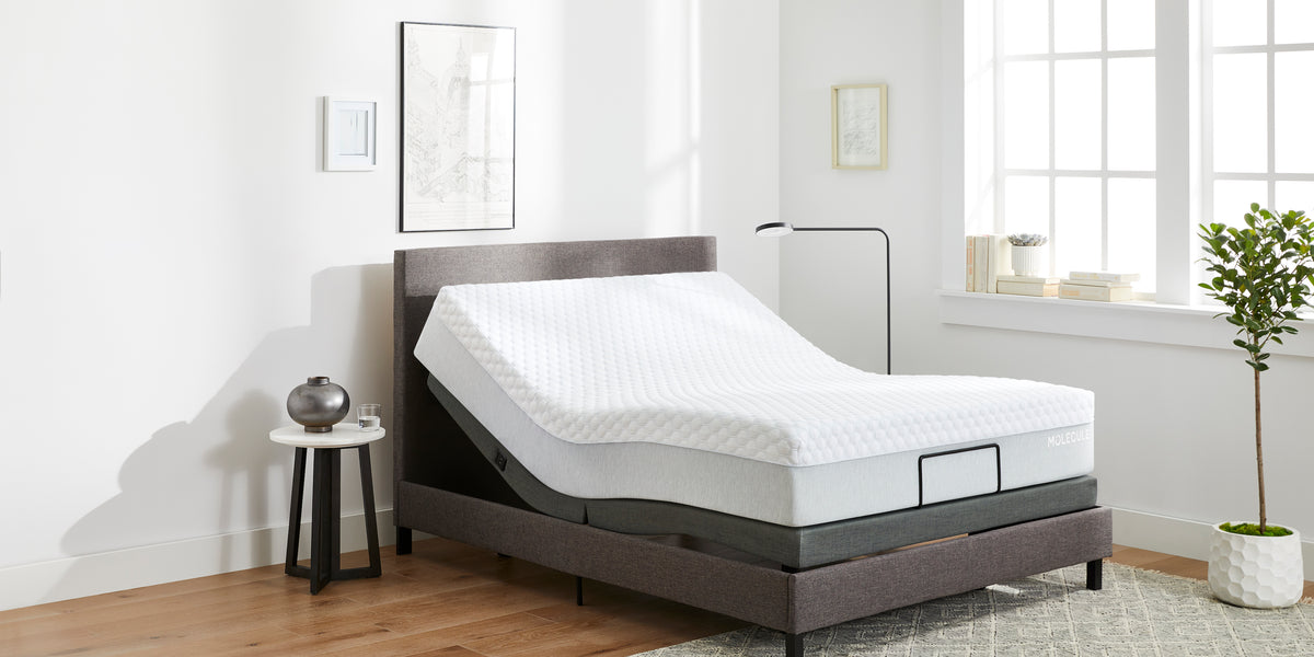 Spring mattress on adjustable base sale